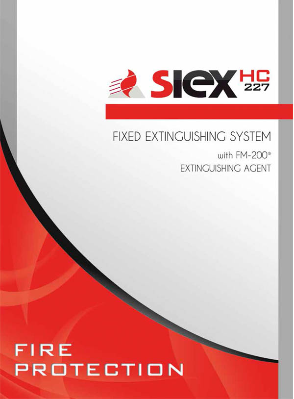 SIEX HC227 FIXED EXTINGUISHING SYSTEM