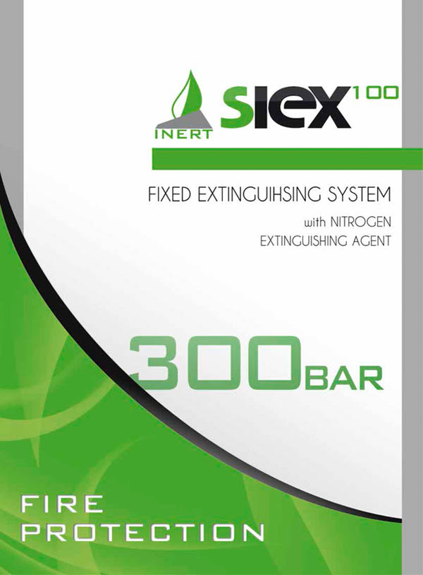 SIEX 100 FIXED EXTINGUIHSING SYSTEM 300 BAR