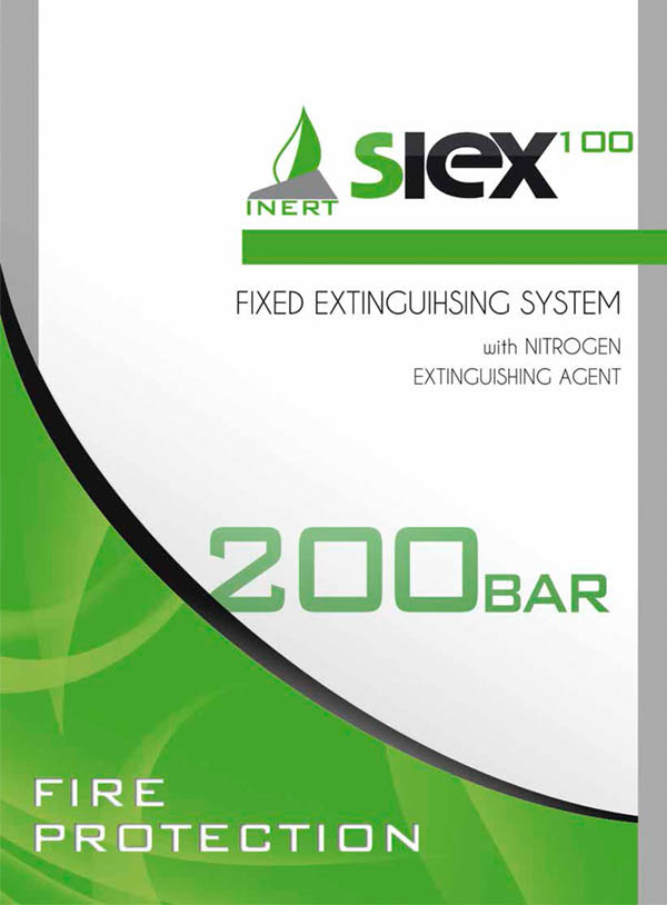 SIEX 100 FIXED EXTINGUIHSING SYSTEM 200 BAR